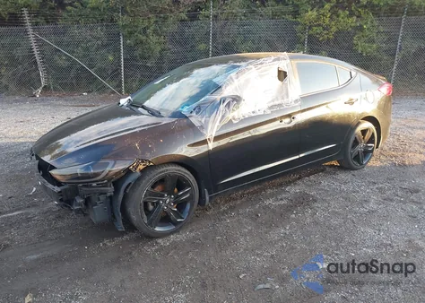 2018 Hyundai Elantra Sel z USA, uszkodzony, nr VIN KMHD84LF4JU445509